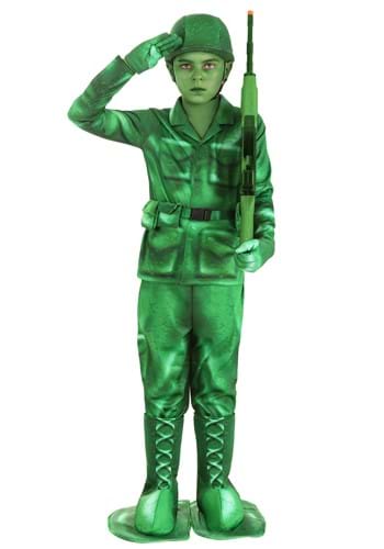 Kid's Plastic Army Man Costume