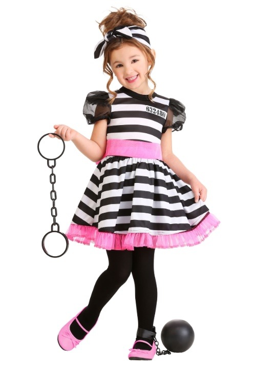 Prisoner Costume Toddler Glam