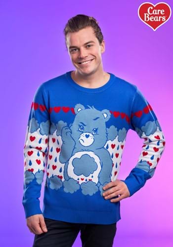 Grumpy Bear Adult Care Bears Ugly Christmas Sweater Alt 4