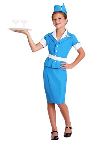 Girl Flight Crew Costume