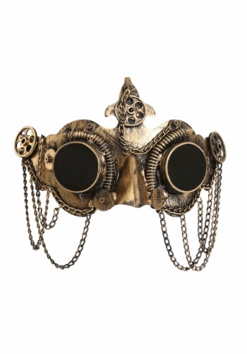 Deluxe Steampunk Goggles Mask