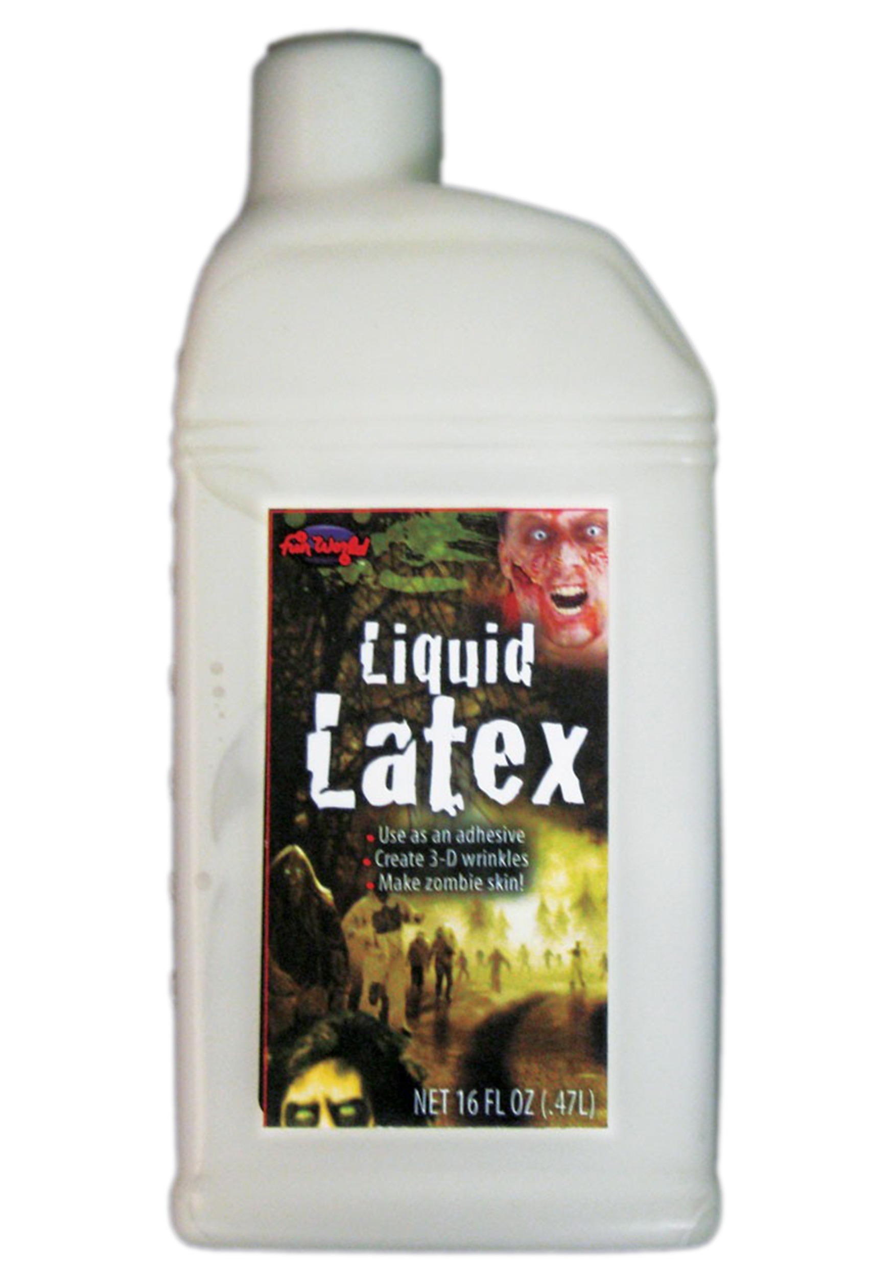 Spirit Liquid Latex 16 Fl Oz Sealed Bottle Halloween Horror Makeup Adhesive