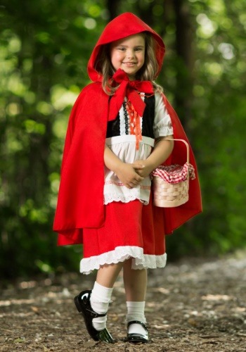 Deluxe Child Little Red Riding Hood Costume Main