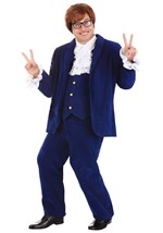 Plus Size Deluxe Blue Swinger Suit Alt 9