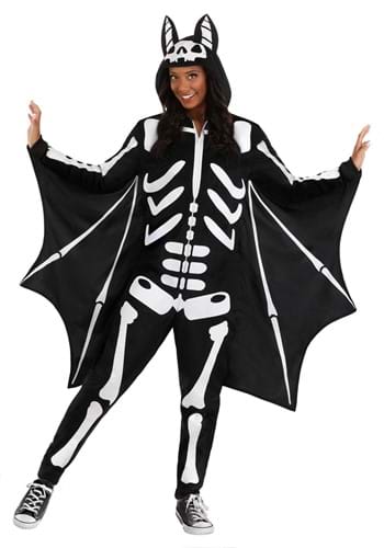 Flying Skeleton Bat Adult Costume Alt 1
