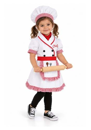 Girls Toddler Fresh Chef Costume New Main
