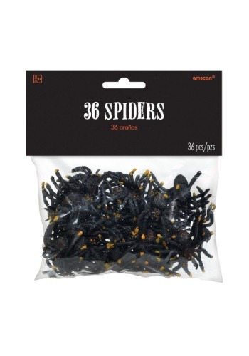 Bag of Plastic Spiders (36 spiders in bag)
