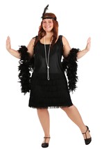 Plus Size Flapper Girl Costume  Alt 4