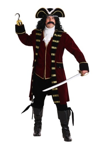 Plus Size Deluxe Captain Hook Costume Update1