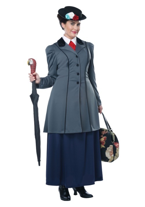 Women's Plus Size Nanny Costume