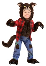 Toddler Brown Werewolf Costume Alt 1
