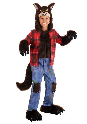 Child Brown Werewolf Costume