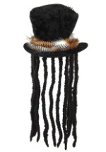 Witch Doctor Plush Hat with Braids Alt1