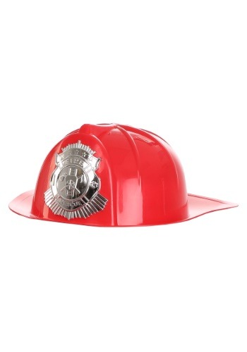 Deluxe Red Fireman's Helmet