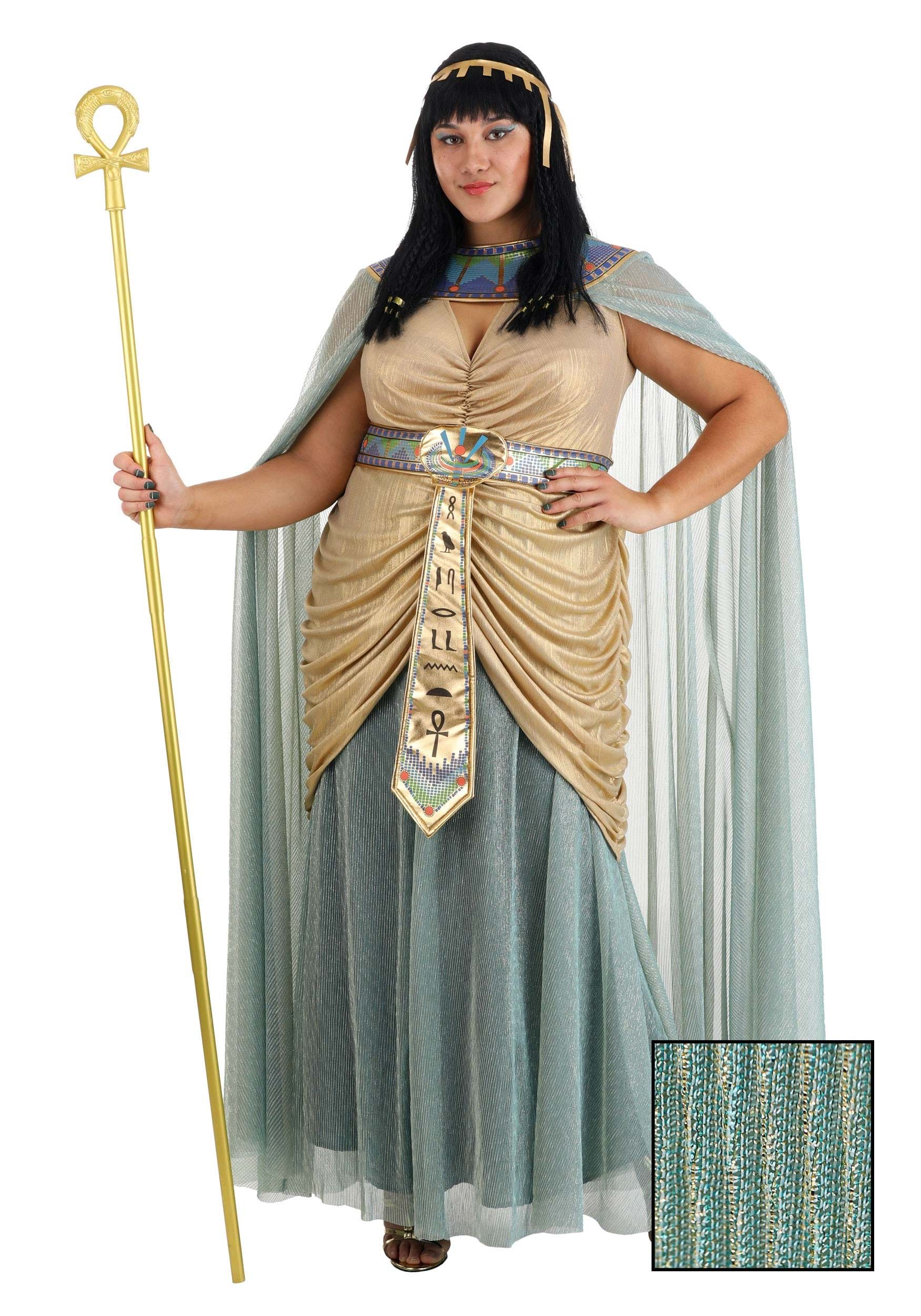 Womens Plus Size Queen Cleopatra Costume Plus Size Egyptian Costume 8938