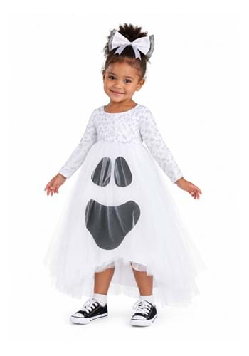 Toddler Ghost Tutu Costume New Main