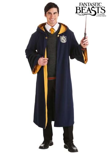 Vintage Harry Potter Hogwarts Hufflepuff Adult Robe update1
