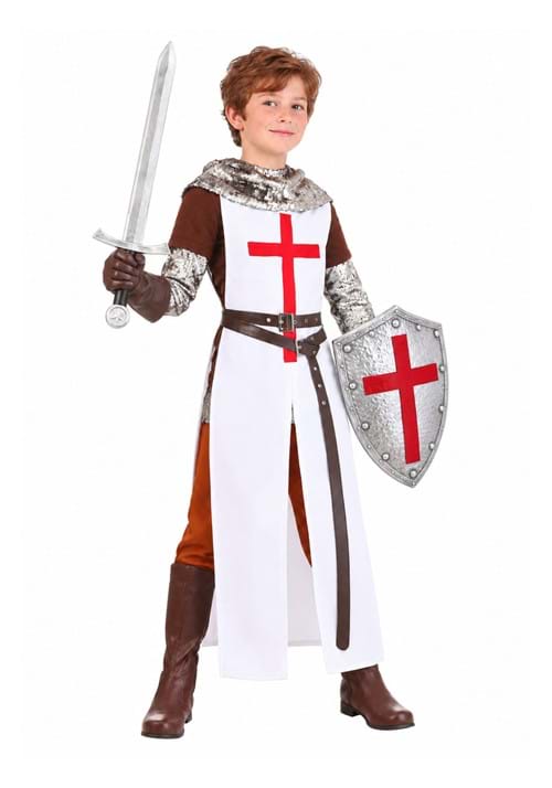Crusader Knight Costume for Boys new
