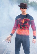 Nightmare on Elm Street Freddy Adult Halloween Sweater alt2