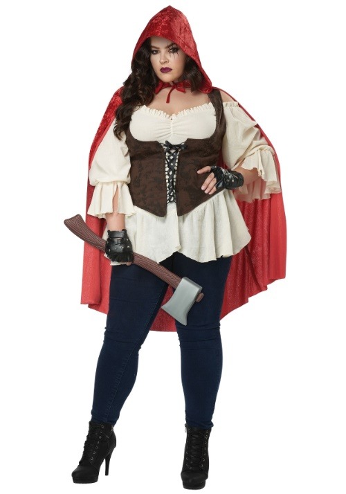 Women's Plus Ain't Afraid of No Wolf Costume