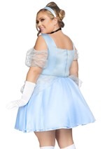 Womens Plus Glass Slipper Sweetie Costume Alt 1