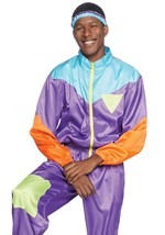 Men's Awesome 80's Ski Suit Costume Alt 1