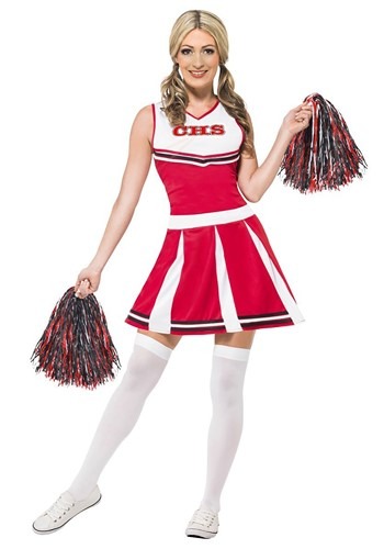 Women's Red Cheerleader Costume