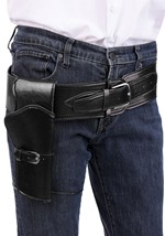 Adult Western Costume Holster and Belt Accessory Set