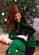 Adult 3D Squirrel in the Christmas Tree Ugly Sweat Alt 2