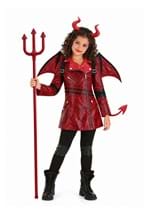 Leather Devil Girls Costume New Main