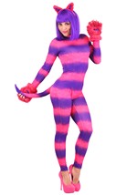 Women's Sexy Cheshire Cat Bodysuit Alt 6