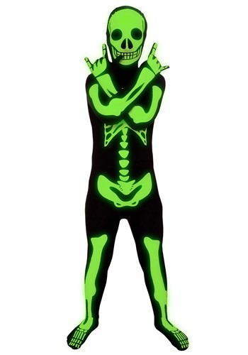 Child Glow Skeleton Costume 1