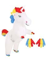 The Kids Inflatable Prancing Unicorn Costume Flat