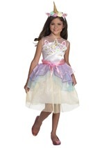 Gilr's Dashing Unicorn Dress Costume