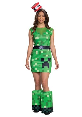 Minecraft Womens Creeper Costume DLC