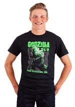Godzilla World Destruction Tour Men's Black T-Shirt