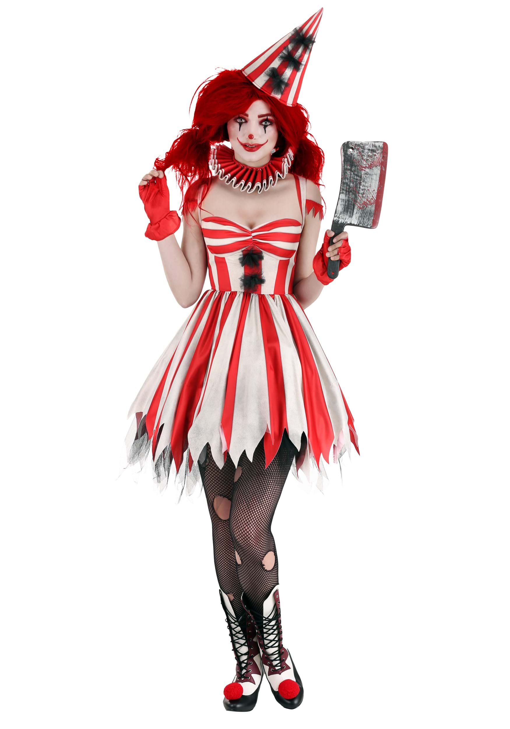 Sinister Women's Circus Clown Costume
