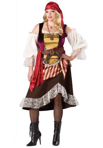 Plus Deckhand Darlin' Pirate Costume