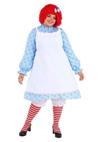 Plus Size Exclusive Raggedy Ann Costume for Women upd