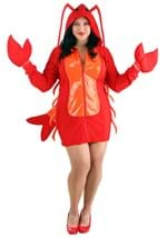 Womens Plus Size Glamorous Lobster Costume