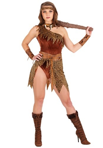 Women's Fierce Cavewoman Costume1