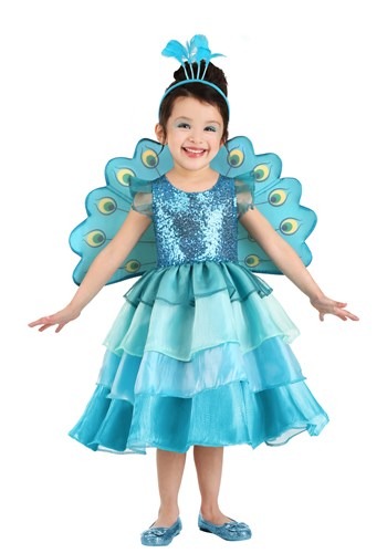 Toddler's Pretty Peacock Costume Main UPd