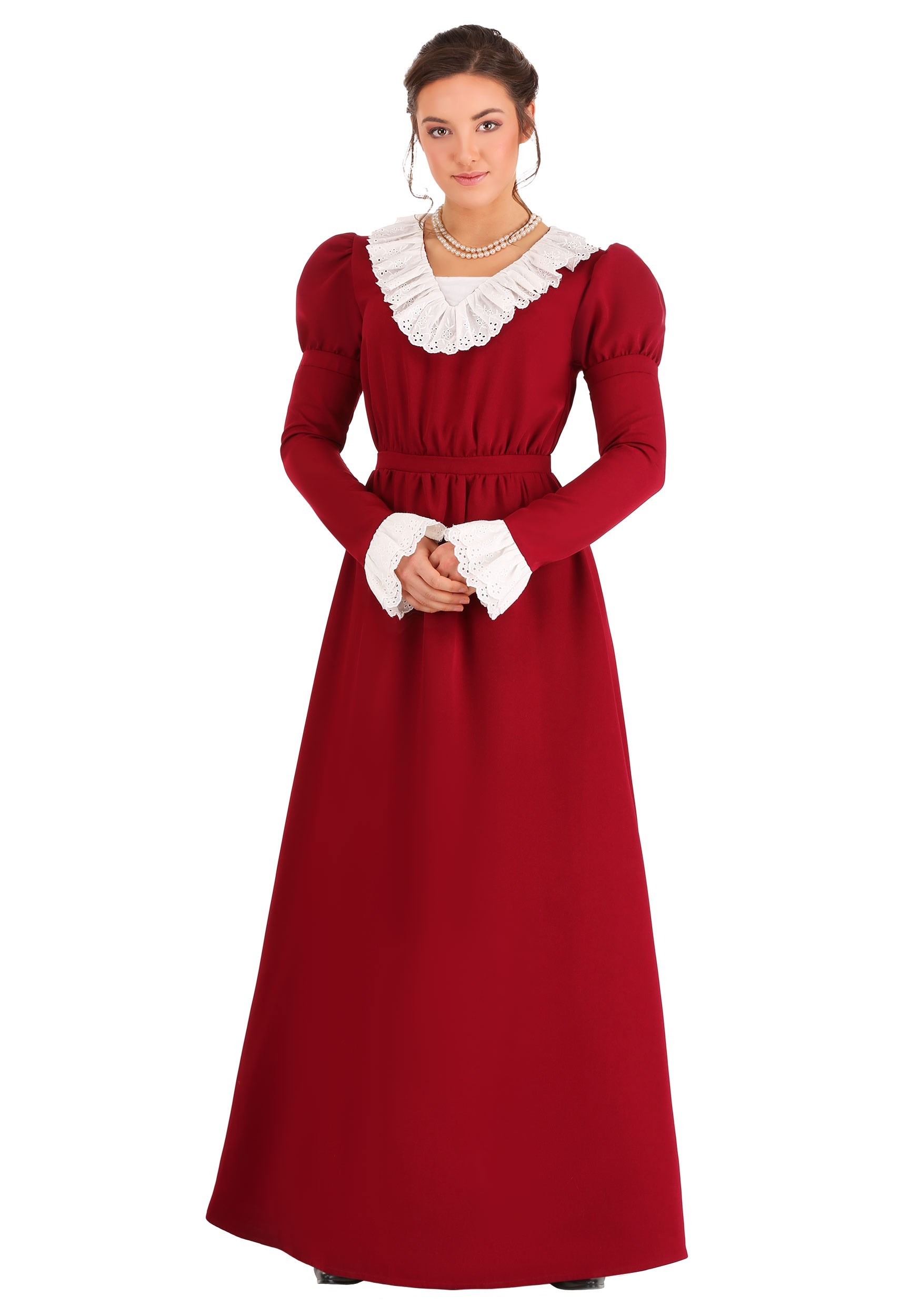 Women's Abigail Adams Red Costume Dress