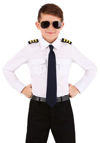 Kid's Pilot Shirt Costume