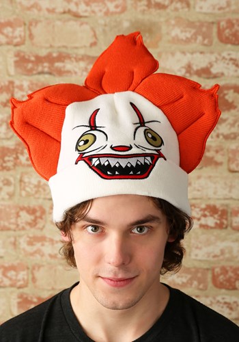 IT Pennywise Clown Adult Big Face Beanie