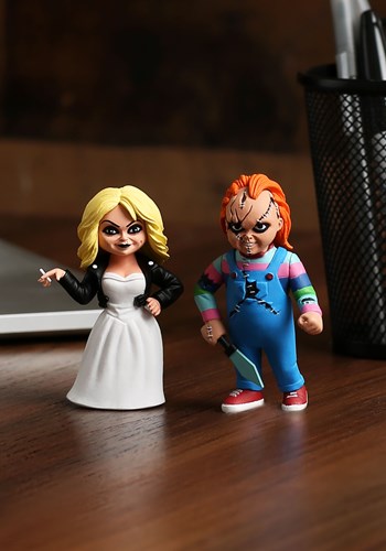 Toony Terrors Bride of Chucky 3 Inch Action Figure 2 Pack
