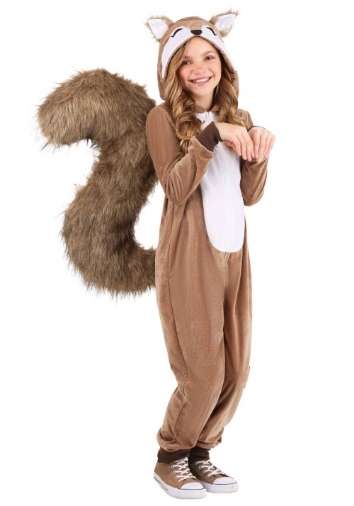 Kids Scampering Squirrel Costume1