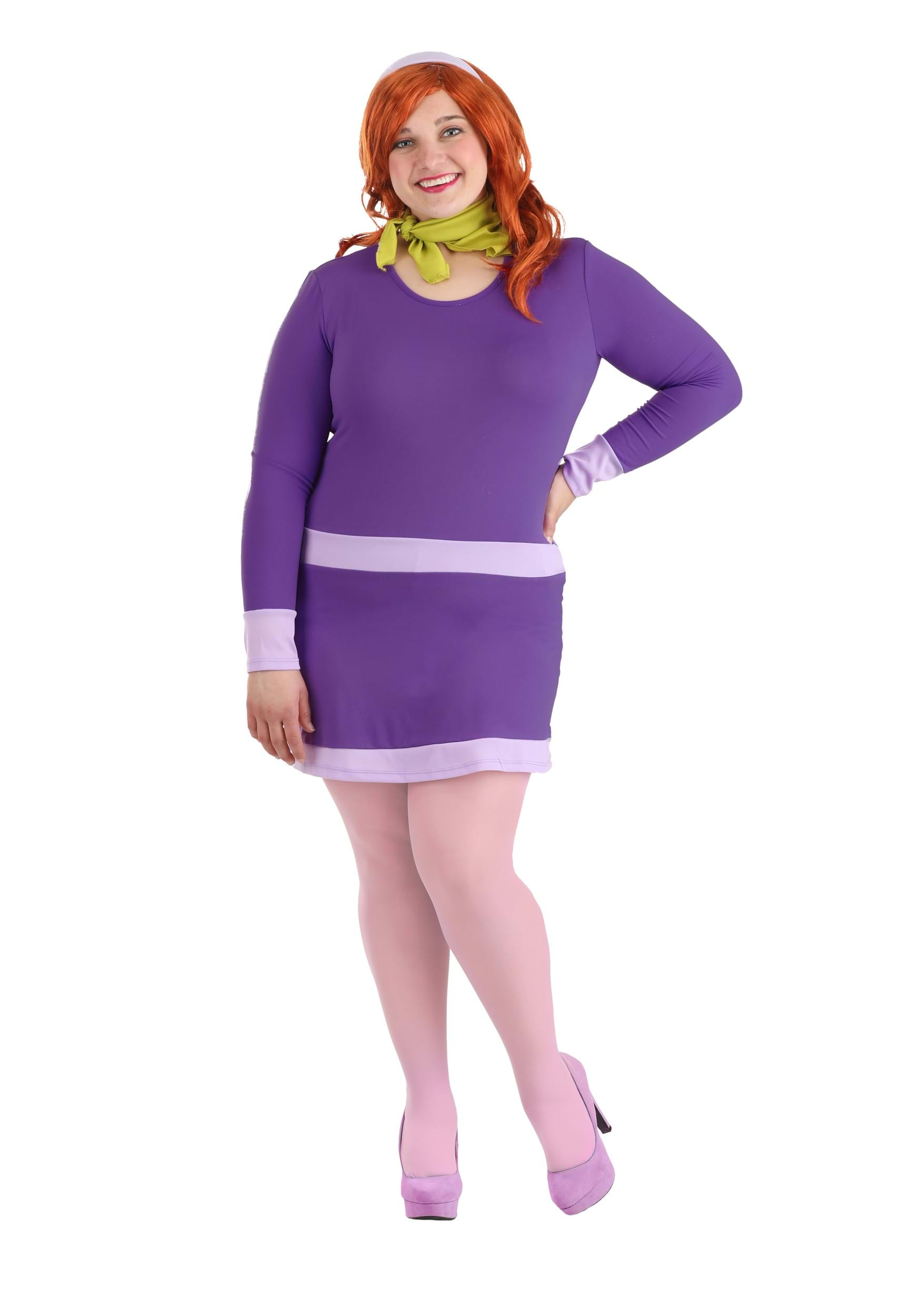 Classic Scooby Doo Velma Adult Plus Size Costume