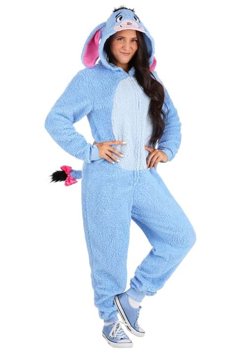 Winnie the Pooh Womens Eeyore Union Suit Costume