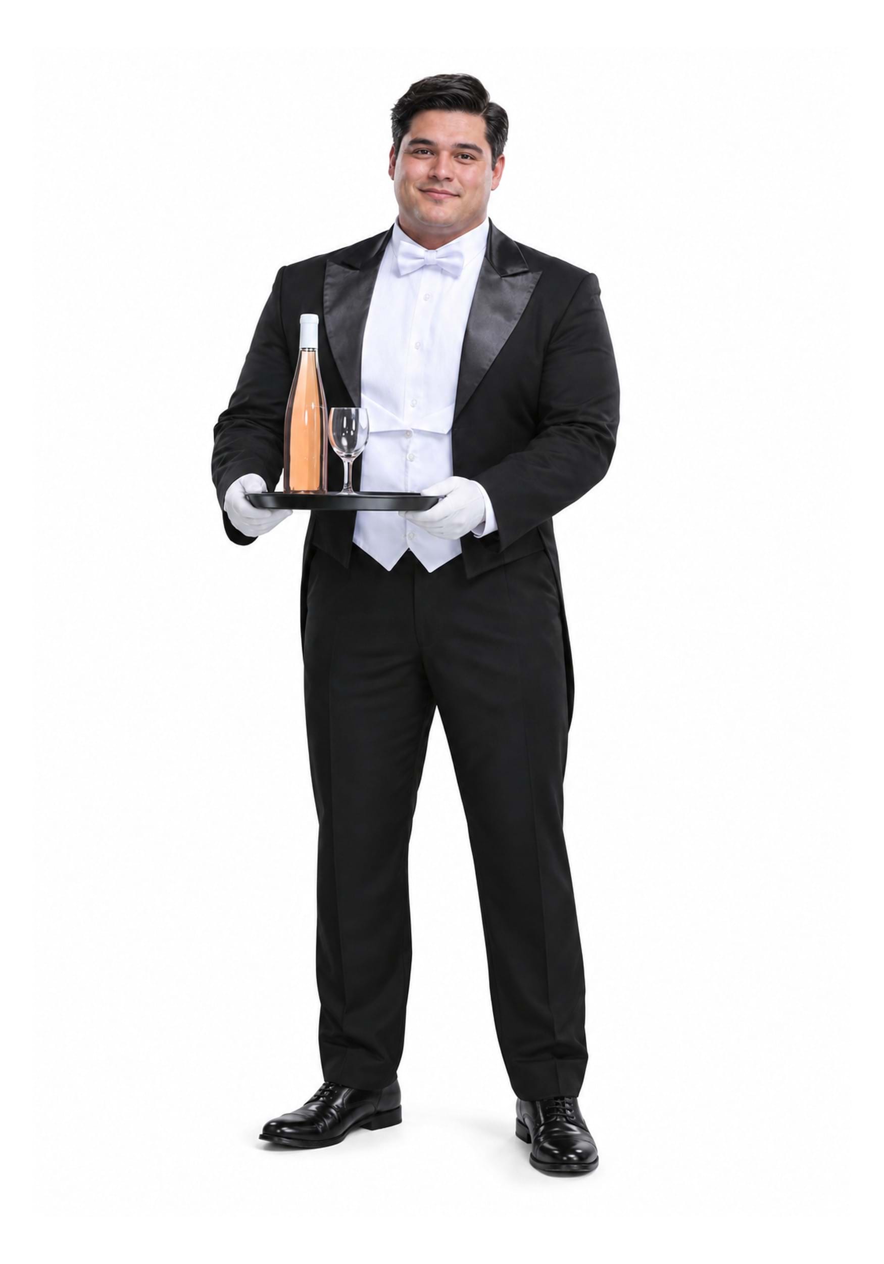 Plus Size Butler Men's Costume | Adult | Mens | 3X | Black/White
